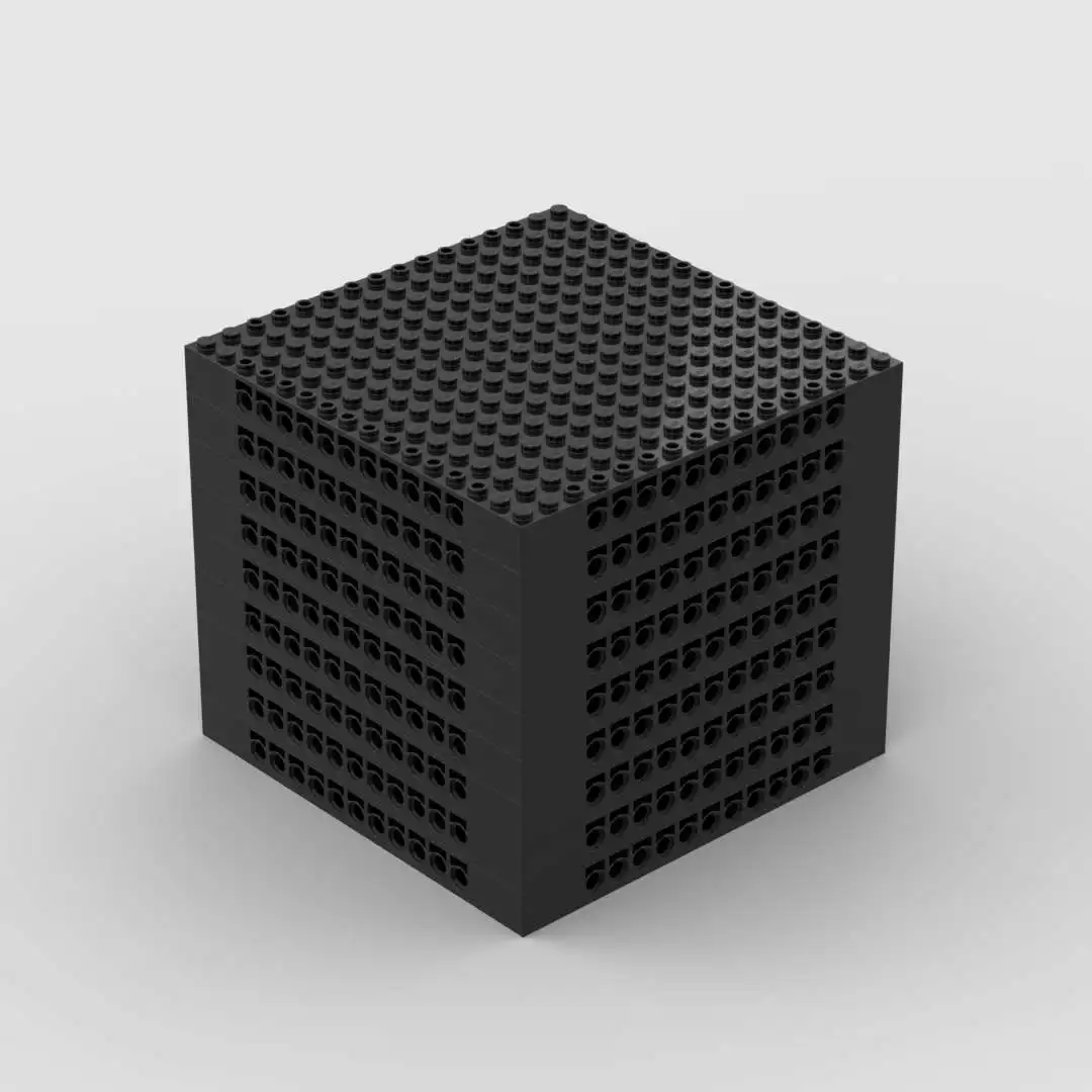 MOC Building Block Pixel Art Base Plate Specifications 65803 DIY Mosaic Painting Replacement Parts 9PCS  with 36PCS Pin 