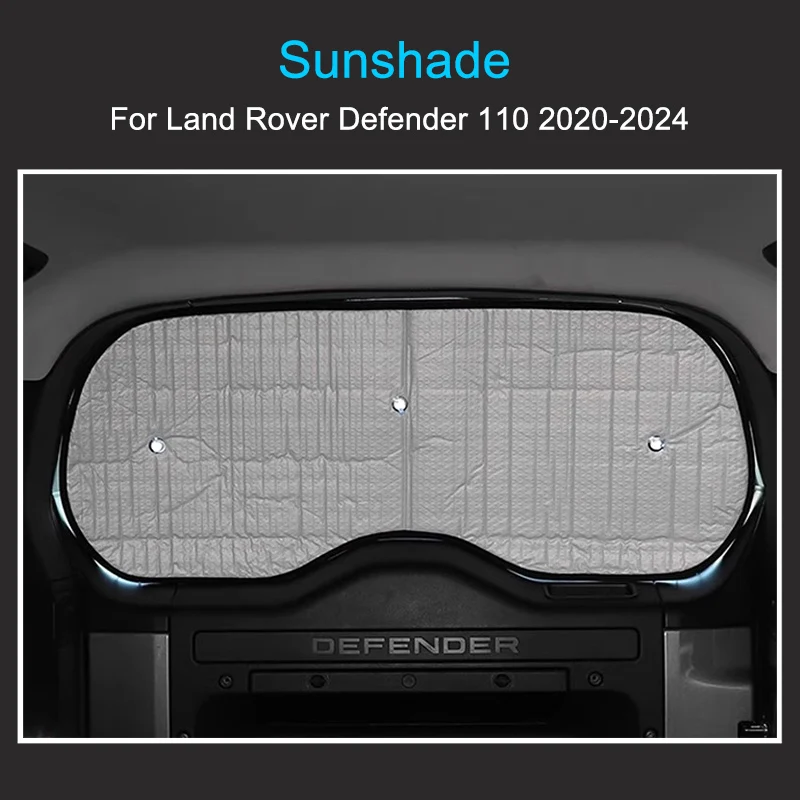 Sunshade for Land Rover Defender 110 2020-2024 Front windshield shading and insulation pad