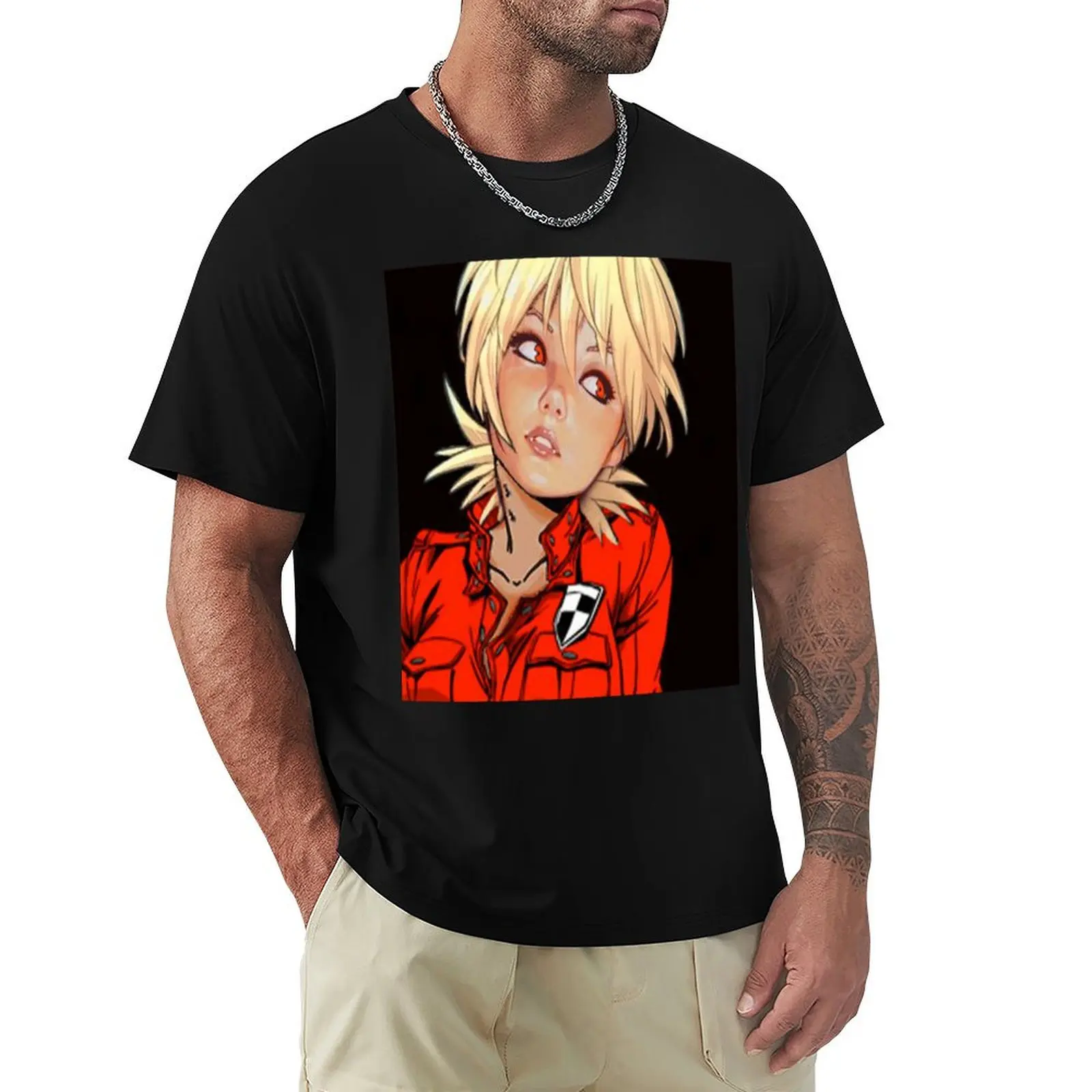 Hellsing - Seras Victoria - Blood Thirst T-Shirt t shirt man cotton T-Shirt