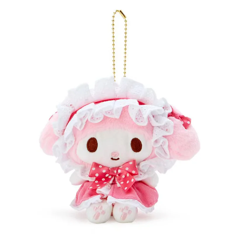 Pendentif en peluche My Melody Cartoon pour sac à dos, clé remplie, Sanurgente Kuromi, Creative Animation, périphérique, cadeau d'anniversaire pour les filles