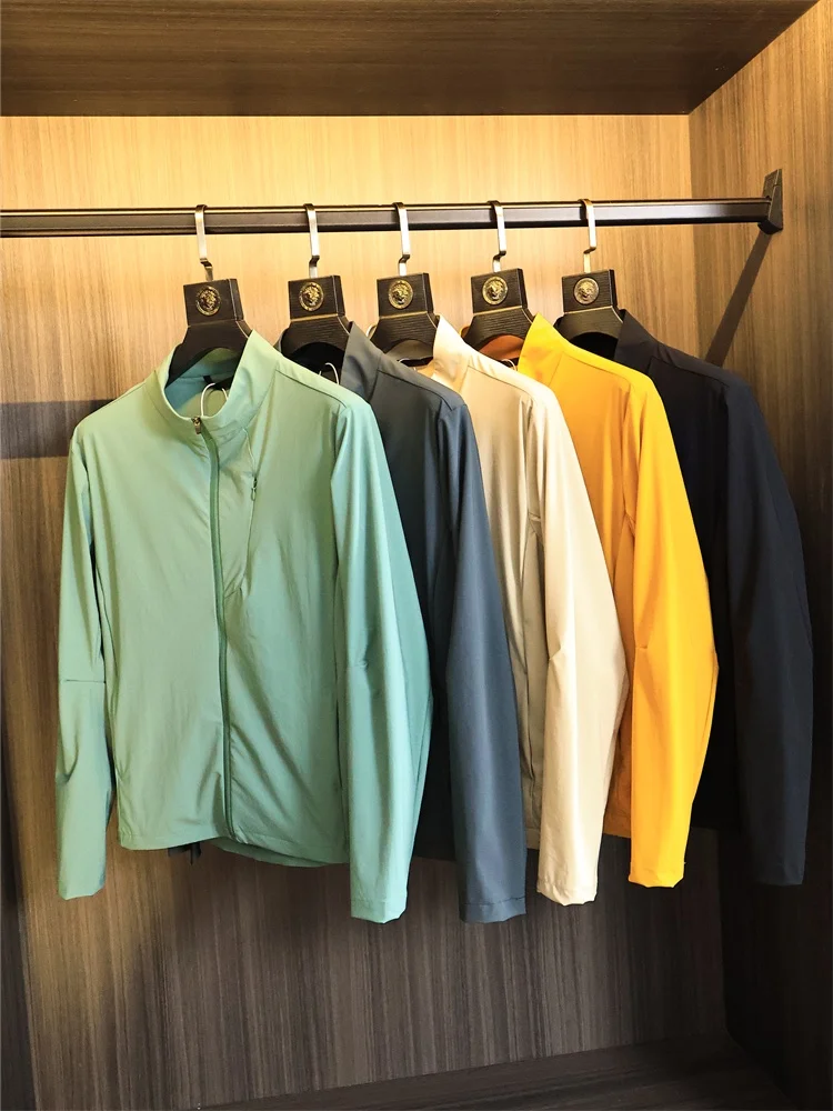 

Strong Recommendation Cool Feeling Sun Protection Men's Summer Outdoor Faion Stand Collar Sports Casual Jaet Coat