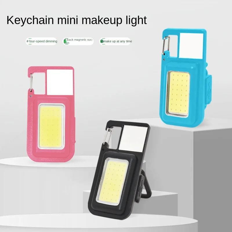 

Mini LED 1500LM Flashlight Work First Aid Light Makeup lamp Portable Pocket Keychains USB Rechargeable For Outdoor Camping