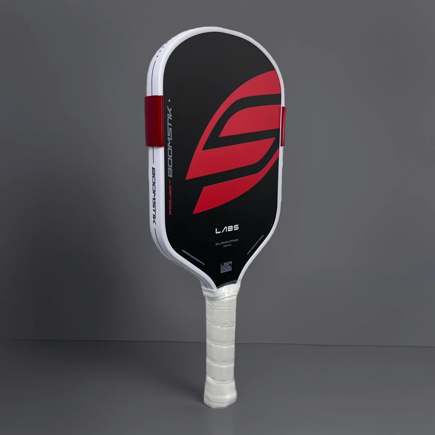 

LABS Project EVA Surround Foam Boomstick Pickleball Paddle Raw Carbon Fiber Sweet Dessert Balanced MOI 16mm BoomCore Racket