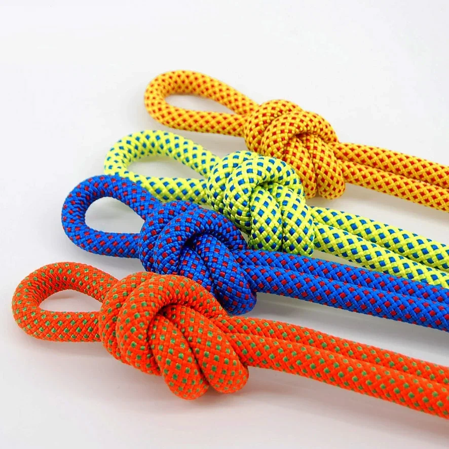 Outdoor colored climbing rope  high altitude static 8mm climbing rope specification