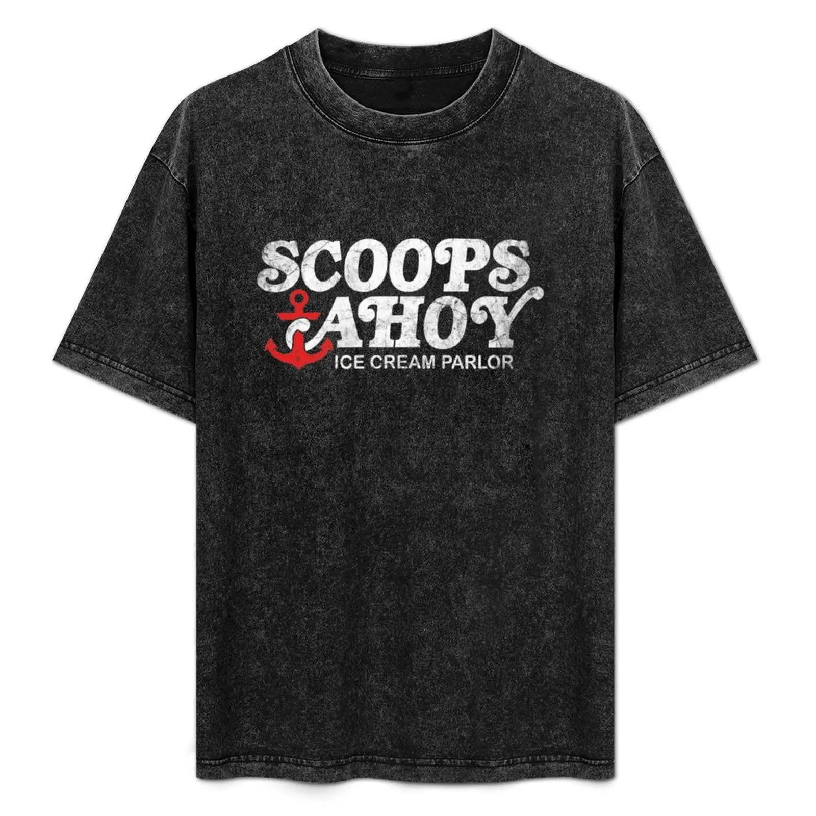 Scoops Ahoy Ice Cream Parlor T-Shirt designer shirts vintage graphic shirts Men's t-shirt