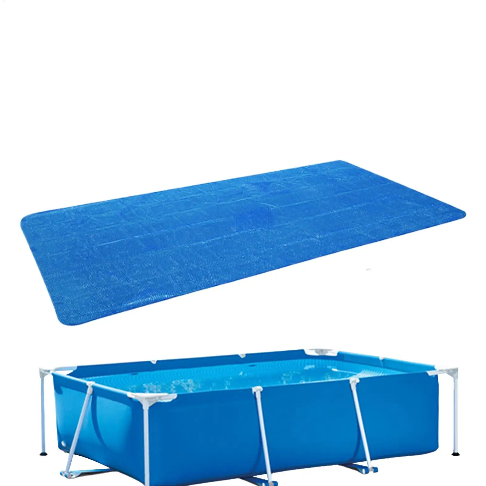 

Solar Pool Cover Heater For Inflatable Family Pool UV-Resistant Film Safety Blanket Heating For Swimming Spa Patio Garden Pond