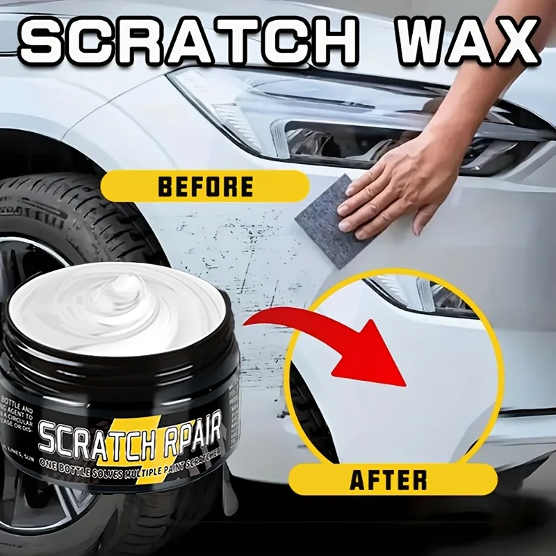 KJM Professional Car Scratch Repair Kit - Quick Fix & Shine Enhancer for Minor Paint Scratches and Swirls, Fit