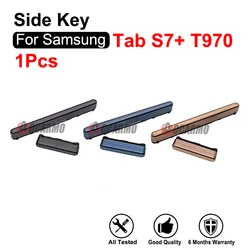 Black Silver Gold Side Button Key Power Volume Buttons Replacement Parts For Samsung Galaxy Tab  S7+ s7Plus SM- T970