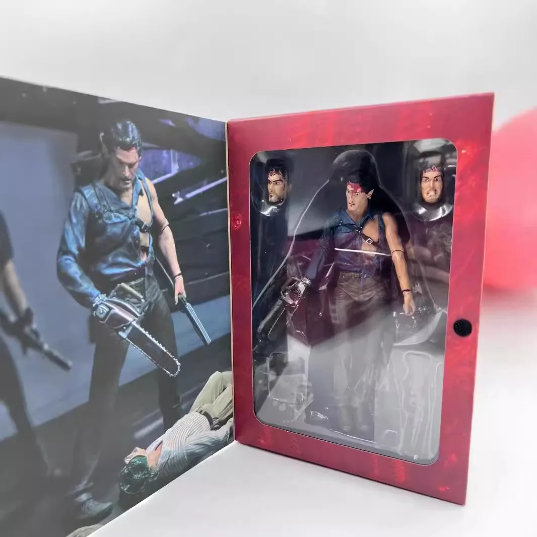 ネカ イービル・デッド2 限定版 7インチ 可動式アクションフィギュア コレクタブルディスプレイボックス デスクトップモデルオーナメントギフト