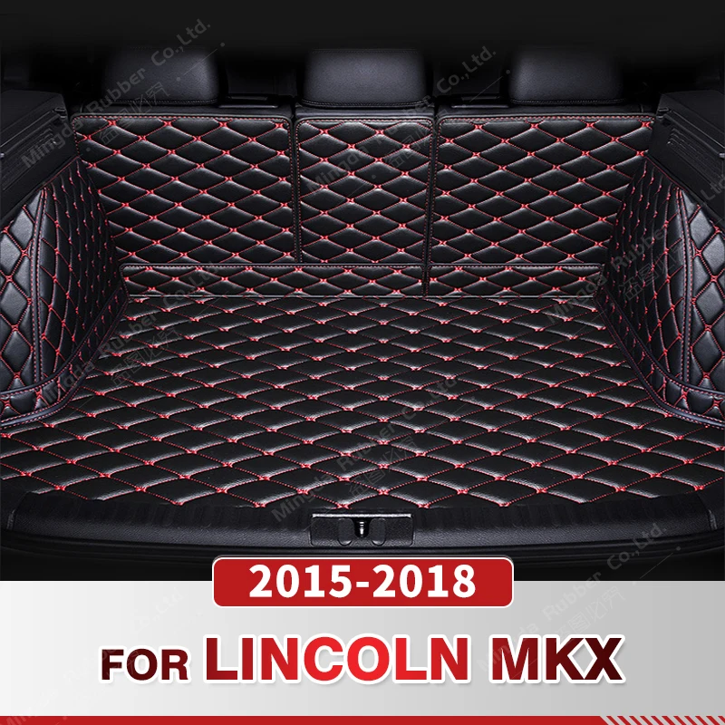 

Автомобильный коврик для багажника с полным покрытием для Lincoln MKX 2015-2018 2017 2016, автомобильный коврик для багажника, подкладка для груза, защитные аксессуары для интерьера