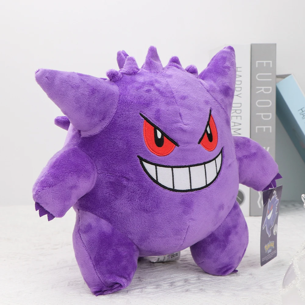 Pikachu Gengar peluche Anime Cartoon Cute peluche bambola cuscino regalo di compleanno per bambini amici ragazze ragazzi decorazione della casa