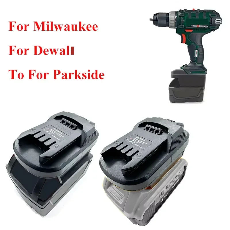 Battery Adapter Converter For Milwaukee/Dewal 18/20V Lithium-ion Battery Convert to for Parkside 20V Lithium Battery Power Tool