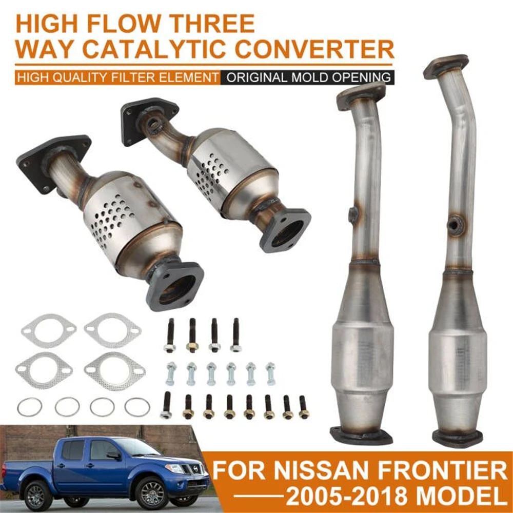 

New Exhaust Catalytic Converter All 4 Set for Nissan Frontier 2005-2018 Pathfinder 2005-2012 NV 1500 2500 3500 2012-2017 4.0L