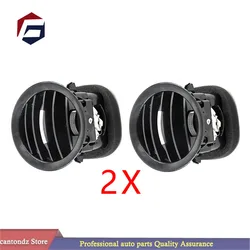 Rejilla de salida de cubierta de ventilación de aire, cromada/negra, apta para ADAM Opel CORSA D MK3 Vauxhall 13417363 2201099