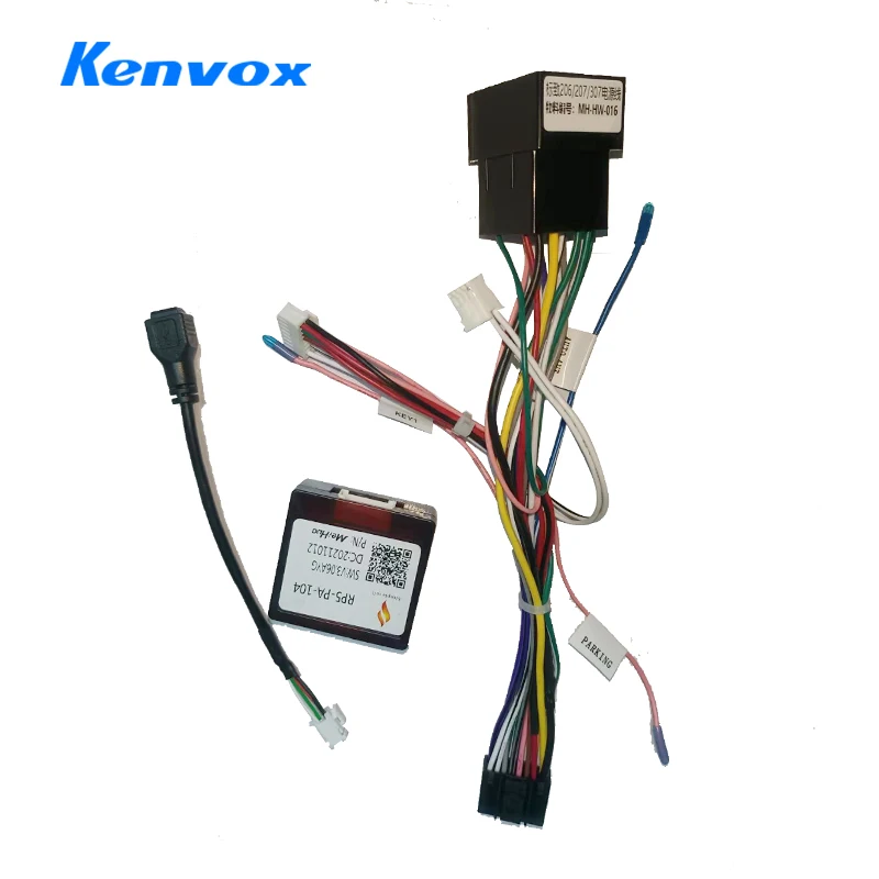 android Car radio Canbus Box Decoder For PEUGEOT 206 207 307 16 pin Wiring Harness Plug Power Cable adapter