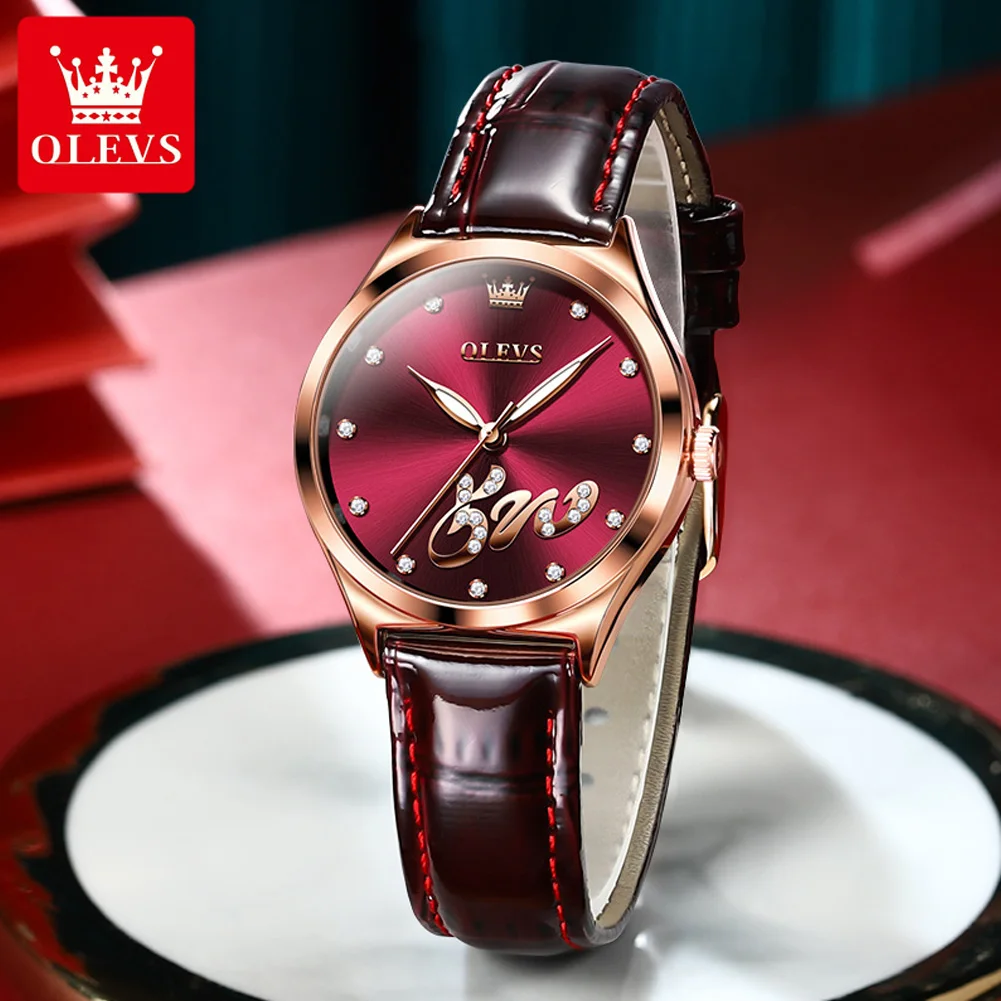 OLEVS Brand Fashionable Waterproof Luminous WOMEN'S Quartz Watch 5581