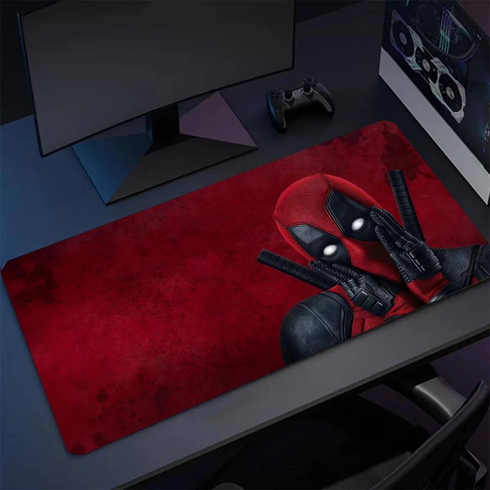 

M-Marvel Super Hero Deadpool Mousepad Mouse Mat Desk Mat With Pad Gaming Accessories Prime Gaming XXL Keyboard Pad Padding Mat