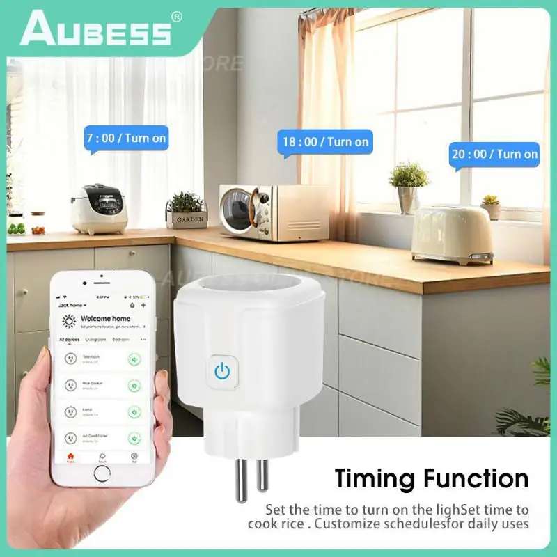 Умная розетка с европейской вилкой