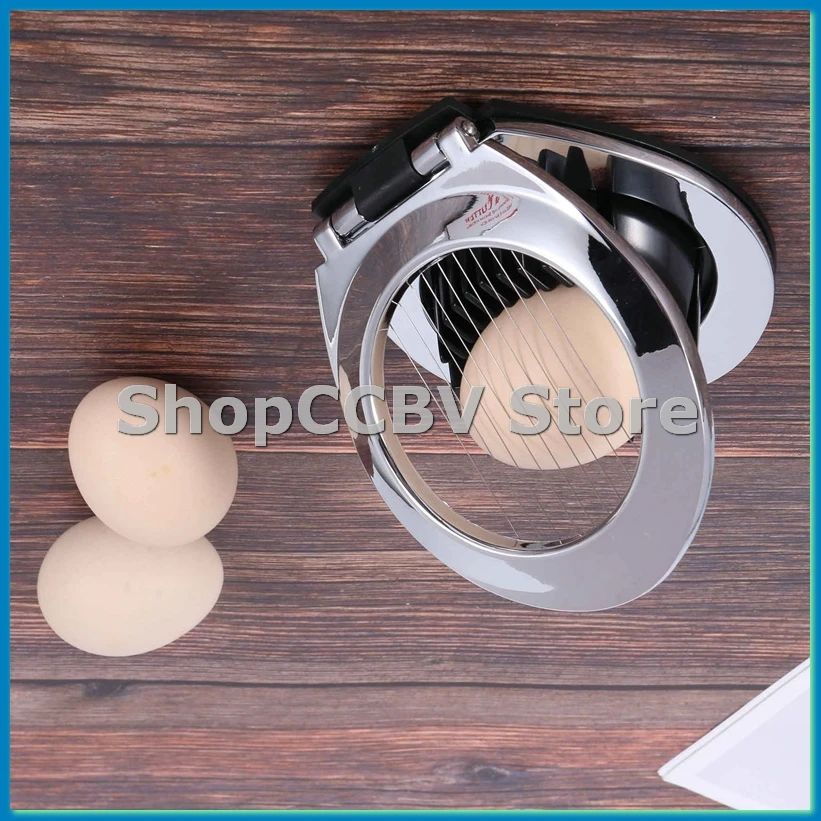 

Egg Slicer, Egg Cutter Heavy Duty Slicer for Strawberry Fruit Garnish Slicer, Stainless Steel Wire with 2 Slicing Styles-A50M