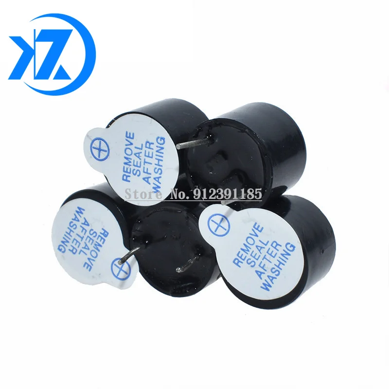 10Pcs ShengYang 5v Active Buzzer Magnetic Long Continous Beep Tone 12*9.5mm