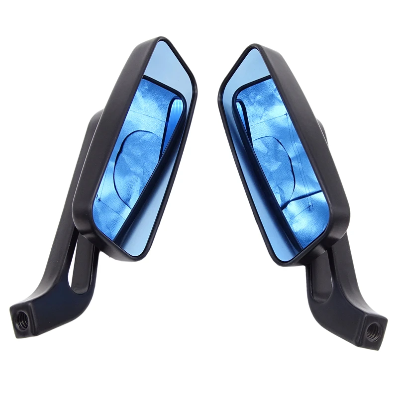 2pcs Universal Modified Serpentine Motorcycle Rearview Mirror for Harley-Davidson Street Sports Bike Motorbike Side Mirrors