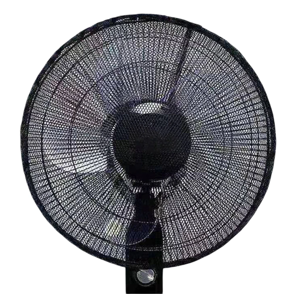 Child Safety Fan Cover Anti-pinch Hand Protection Optimal Ventilation Washable Polyester Floor Fans Table Fans Drawstring Design
