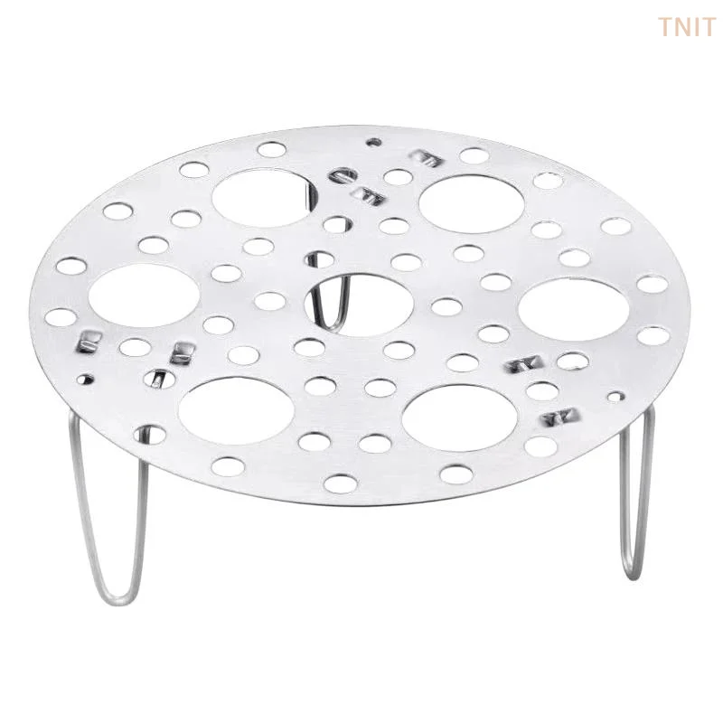 [J] Stainless Steel Egg Steaming Rack Foldable Telescopic Multipurpose For Home Steam Eggs Buns Dumplings
