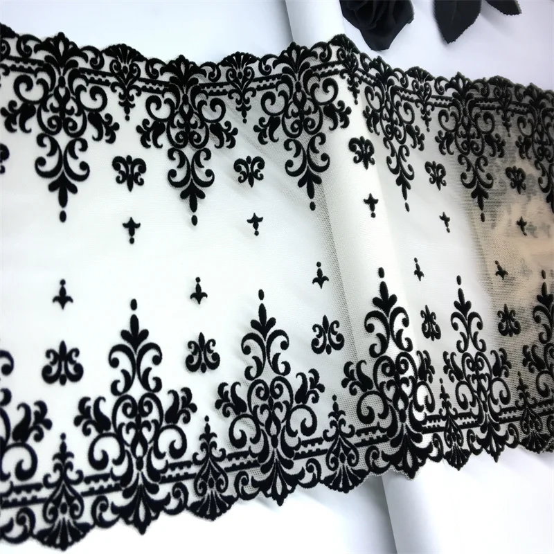 Embroidered Swiss Lace Fabrics DIY Womens Dress Lace Trim Craft Soft Mesh Embroidery Lace for Sewing Accessories