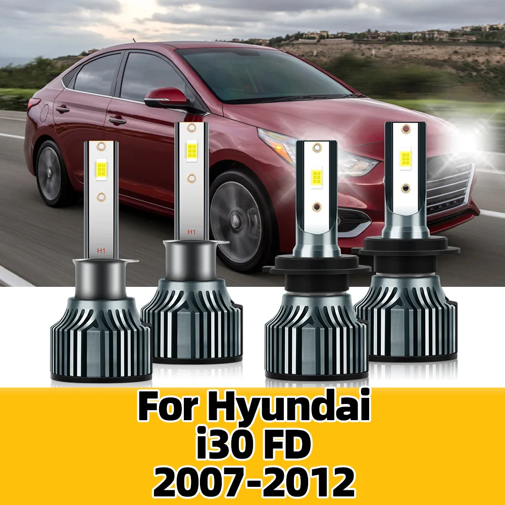 

120W LED Headlight High Power Turbo Lamp 20000LM Doide Bulb 6500K 12V Car Light For Hyundai i30 FD 2007 2008 2009 2010 2011 2012