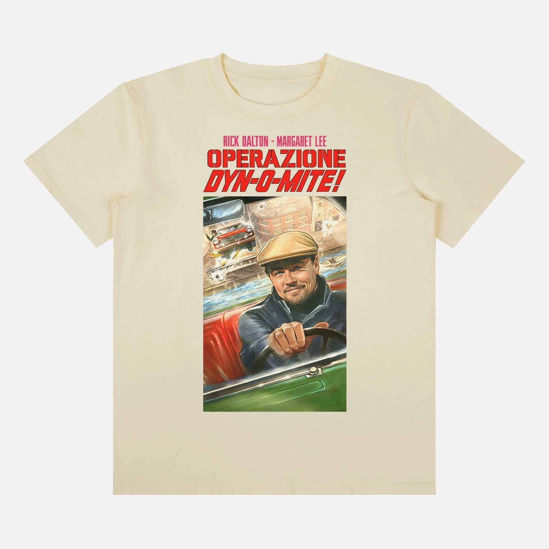 Rick Dalton Operazione Dyn-O-Mite Italian Movie Tarantino Graphic Tee Cotton Mens Womens T-Shirt Streetwear