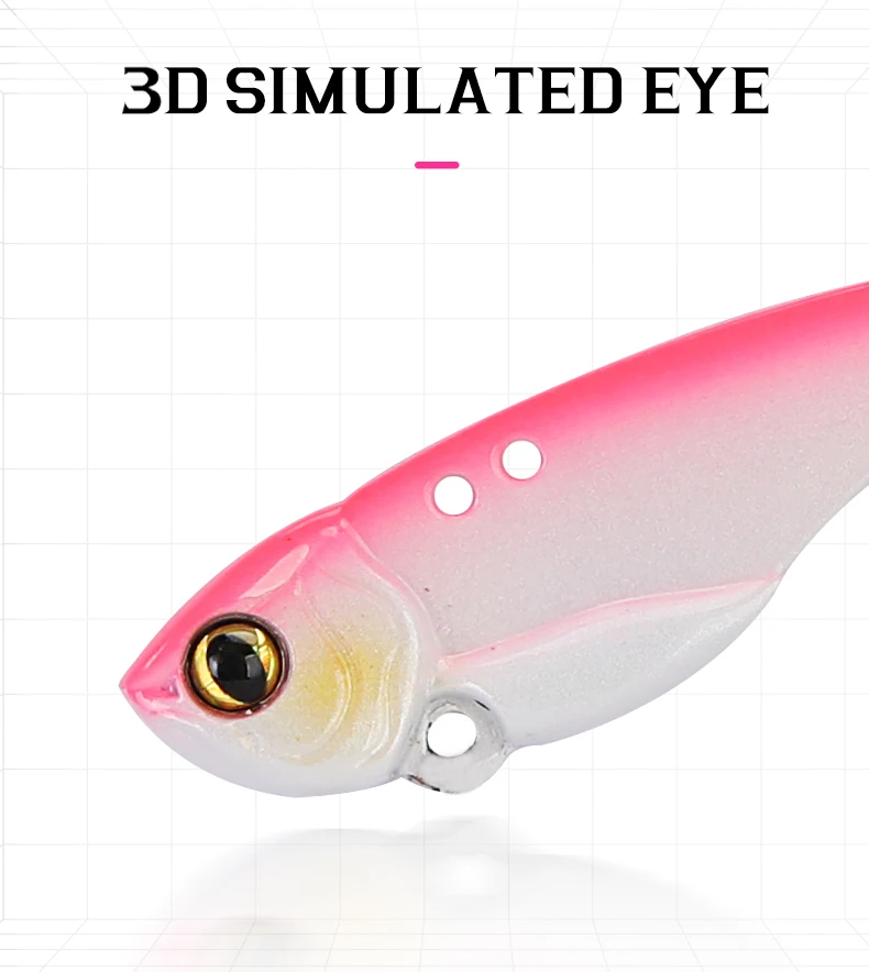 TSURINOYA Metall VIB Harter Angelköder ARES-A Sinkendes Wasser Eis Jig Köder Wobbler 5g 7g 10g 15g Winter Vibration Jigging Swimbait – Detail 17