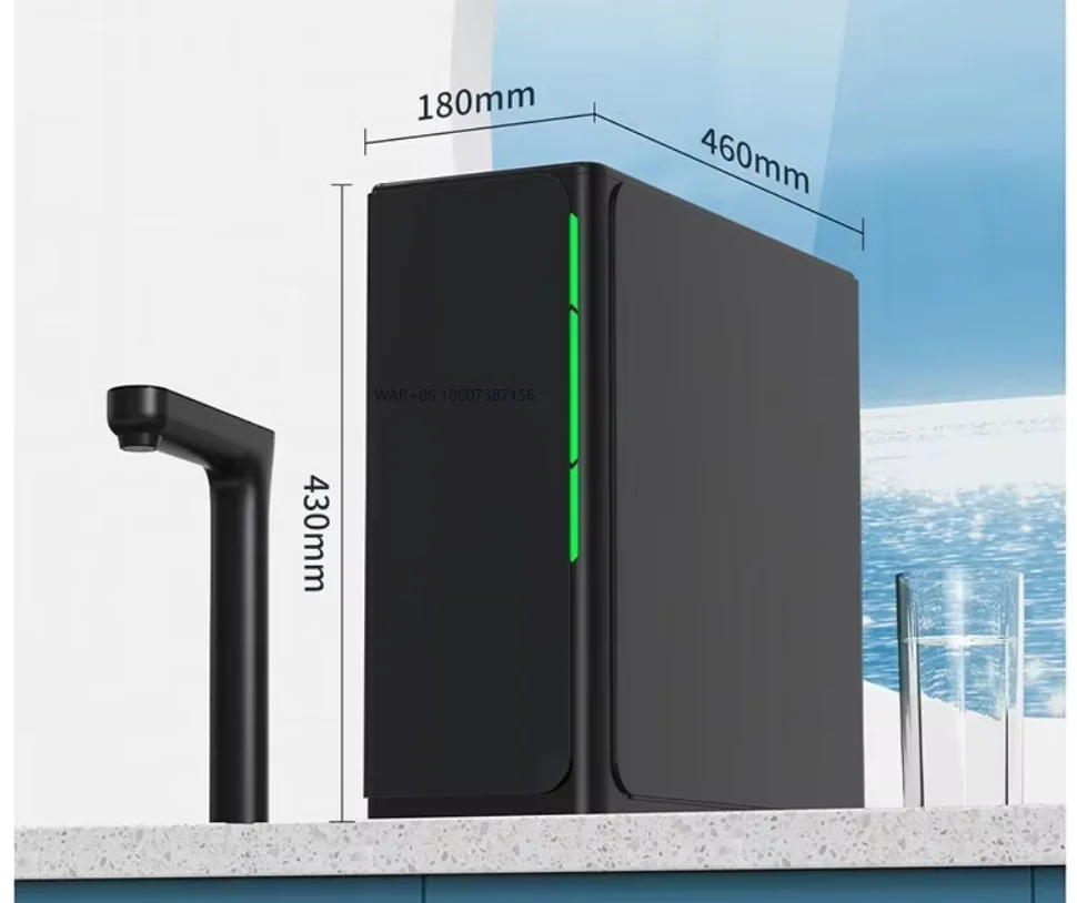 

Water Purifier with Heating 800G Tankless RO Filtration Under Sink Water Dispenser with Purification Heating and Water Faucet