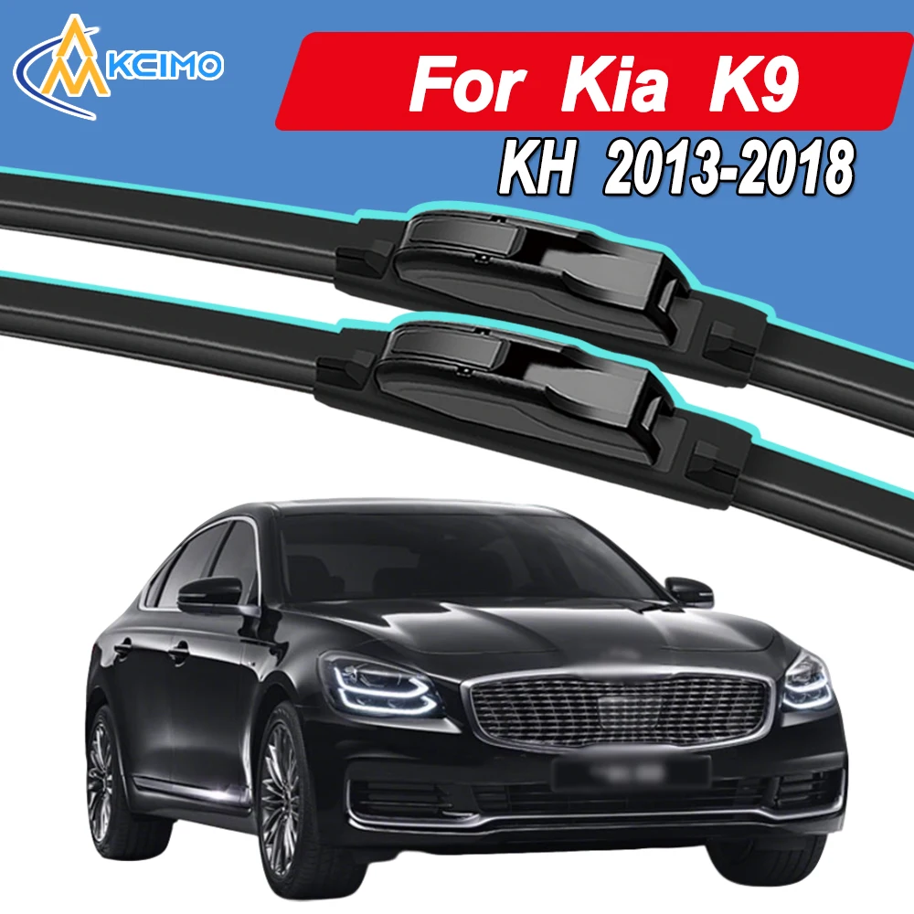 

Silicone Car Wiper Blades for Kia K9 KH 2013-2018 - All Weather Silent Wiper Blades, Quick Release Clip