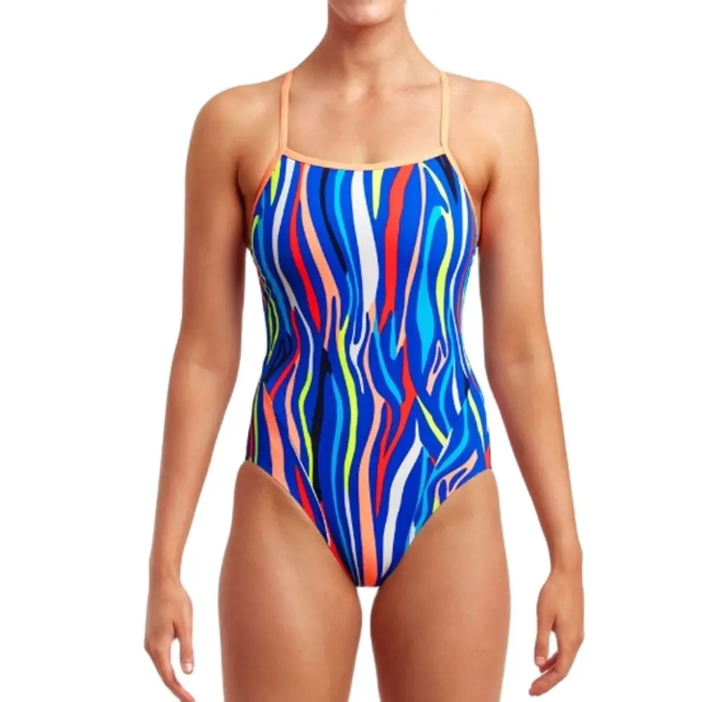 Funkita 2022 Women Swimsuit Triathlon Back Sexy One-piece Suit Swimwear Wear Functional Training Swimsuit Sports Swimminggown