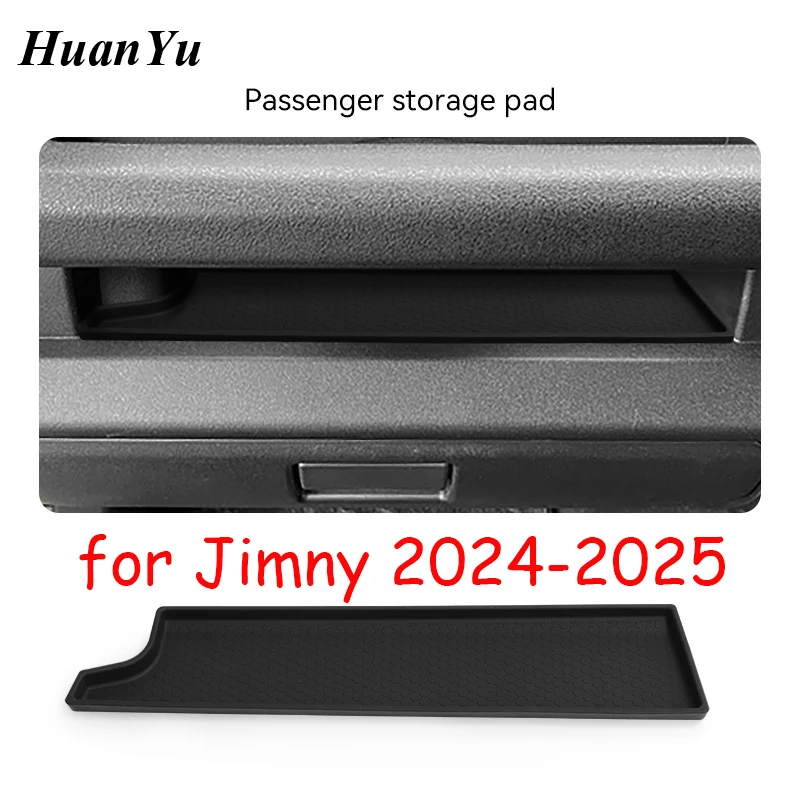 RHD Passenger Storage Pad for Suzuki Jimny JB74 2024 2025 Silica Gel Stowing Interior Part Collection Chart