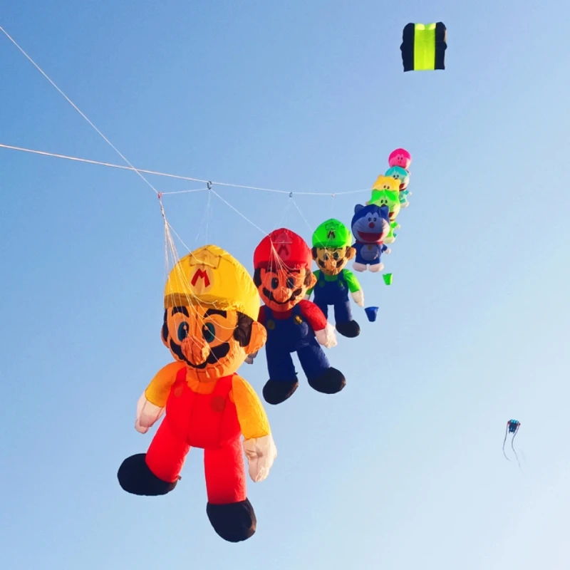 

free shipping New Arrival 6m Soft Inflatable Cartoon Kite outdoor games Inflatable toys Outdoor play toy sports Kite flying fun