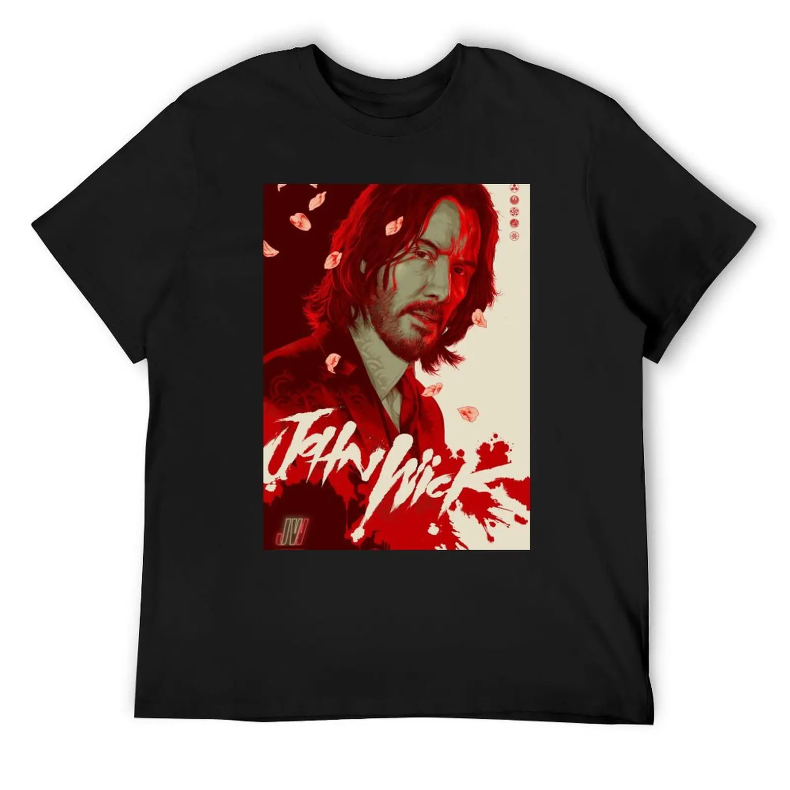 jw4 - John Wick: Chapter 4 - John Wick movie t -shirt T-Shirt blanks plain t shirt men