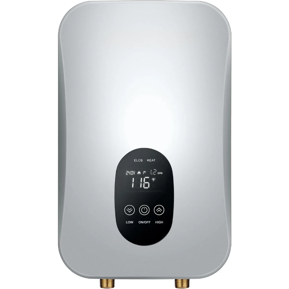 

Tankless Water Heater Electric, 240V 6.5kW Self Modulating Technology, Instant Hot Water Heater on Demand