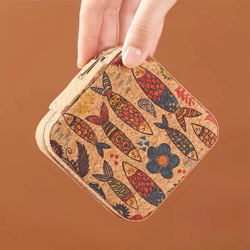 

Jewelry Organizer Display Travel Jewelry Case Boxes Portable Jewelry Box Travel Earring Ring Necklace Storage Box