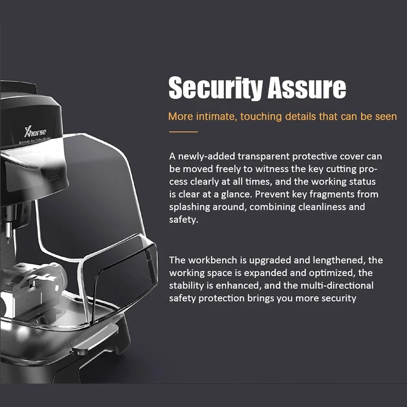XP005L Automatic Key Cutting Machine Universal Duplication Car Household Keys Tools With High-Definition Digital Display Screen