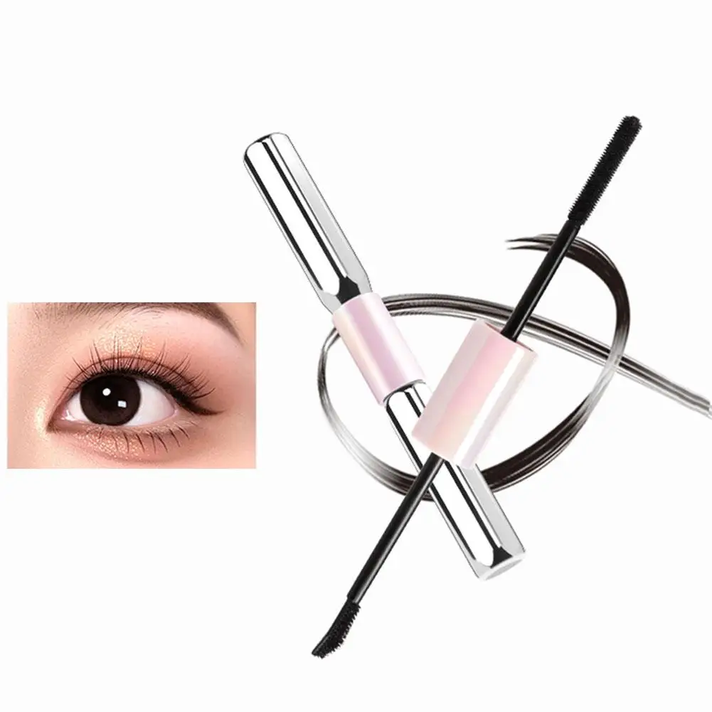 Mascara Double tête, apprêt pour cils + Mascara, outil de bouclage Long et Dense imperméable, agrandir les yeux lisses et épais Z5P6