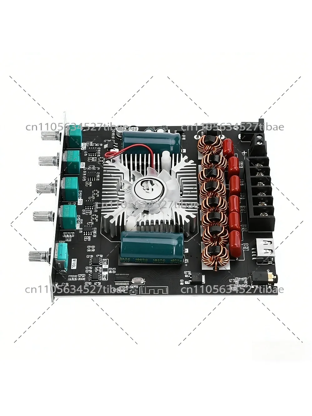 TPA3255 Bluetooth Digital Amplifier Board ZK-AS21 2.1 Channel Portable Practical Multifunctional Amplifier Board