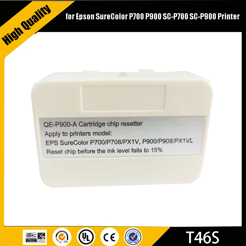 

Einkshop Europe only T46S T46Y T47A 770 Ink Cartridge Chip Resetter for Epson SureColor P700 P900 SC-P700 SC-P900 Printer