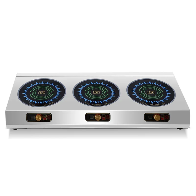 Commercial Induction Cooker Electric Ceramic Stove Convection Oven Multi-head Three Stove Electromagnetic Stove