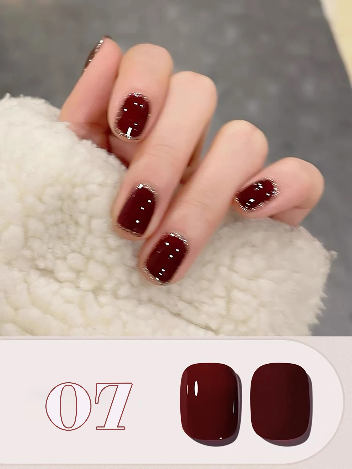 1 szt. WS Jesień Zima Paznokcie Halloween Czerwony Żelowy Lakier do Paznokci 2025 Y2K Paznokcie Lodowy Transparentny Popularny Wybielający Paznokcie Domowy DIY