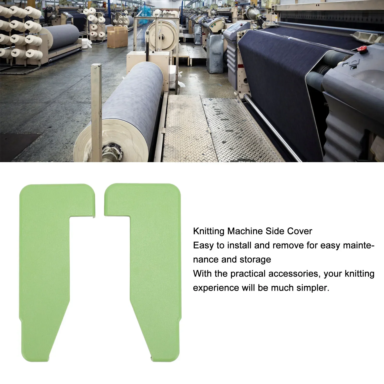 Knitting Machine Upper End Cover For KH821 Professionally Simple Installation R L Upper End Cover For Replacement