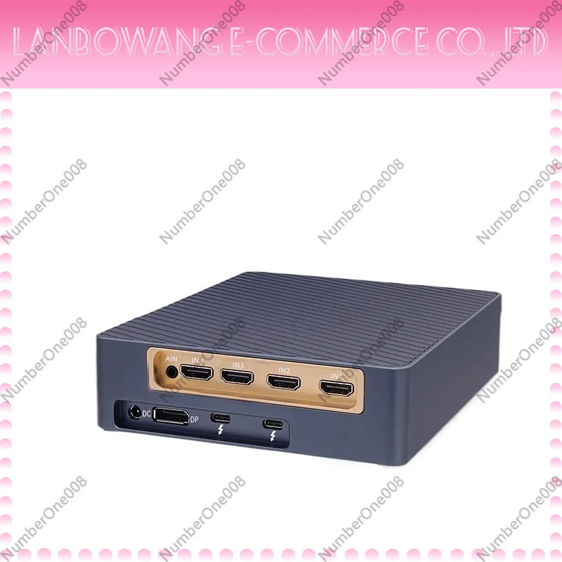 4 channel hdmi video capture card 4k60 thunderbolt 3 multi camera live streaming obs vmix direct broadcast
