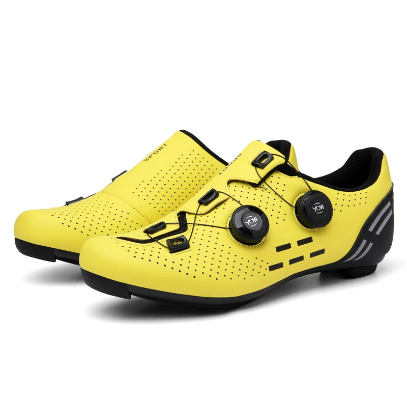Hochwertige Fahrradschuhe Herren SPD selbstsichernde Rennrad-Sportschuhe Damen MTB Mountain rutschfeste Fahrradschuhe 36-47 – Detail 35