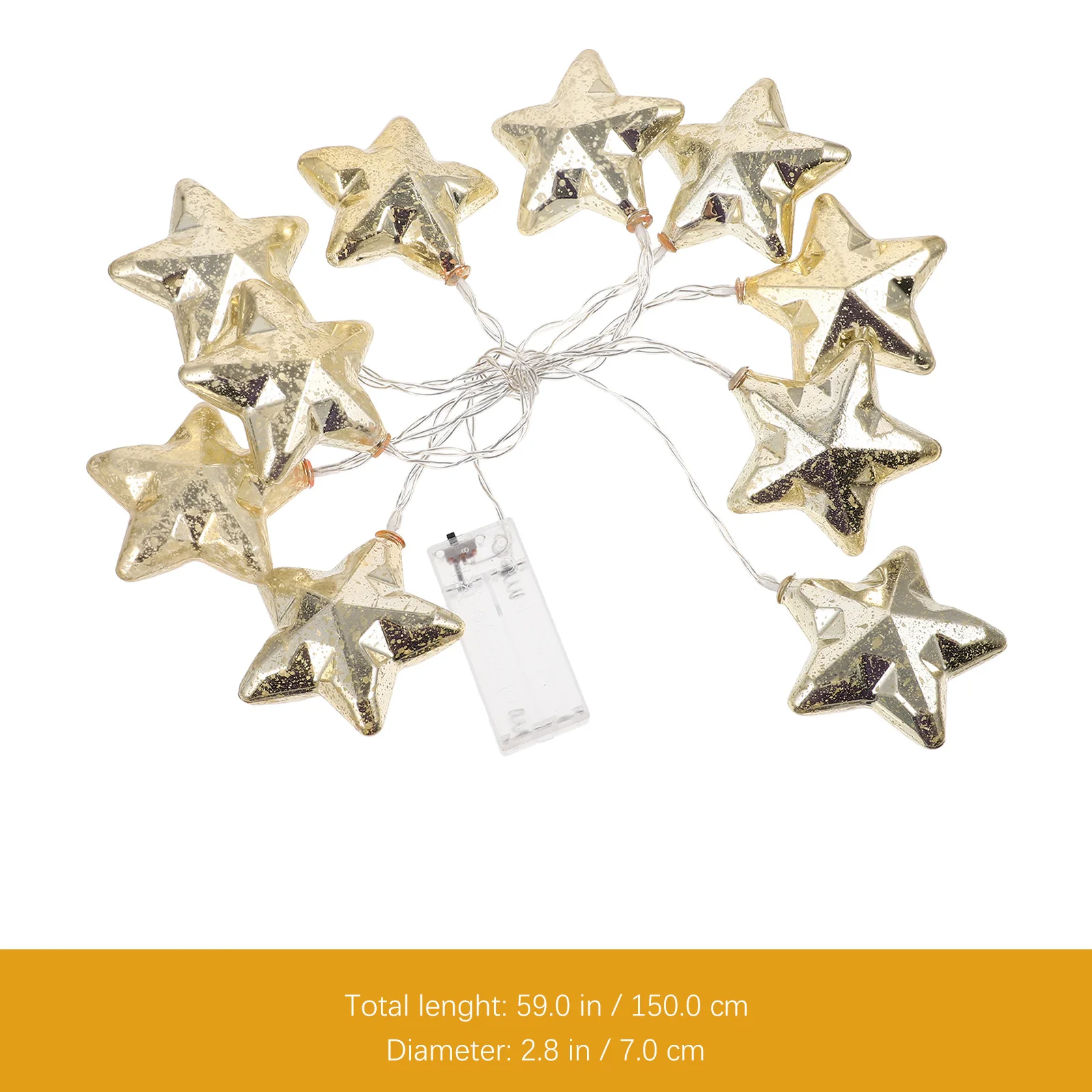 

1Pcs Star LED String Lights Warm Party Bedroom Wedding Low Energy Use Decoration LED String Lights