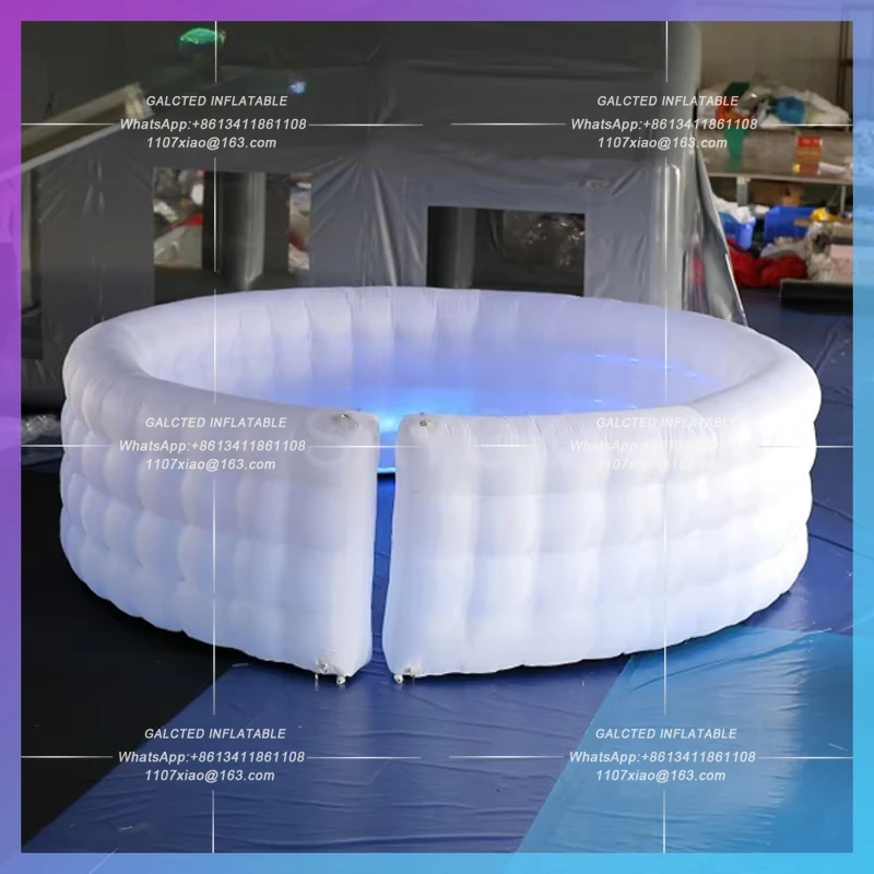 

Portable Inflatable Backdrop Wall Inflatable LED Wall Tent with Blower for Trade Show VR Games